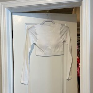 Lululemon Long Sleeve Crop Top